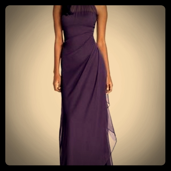 plus size plum bridesmaid dresses